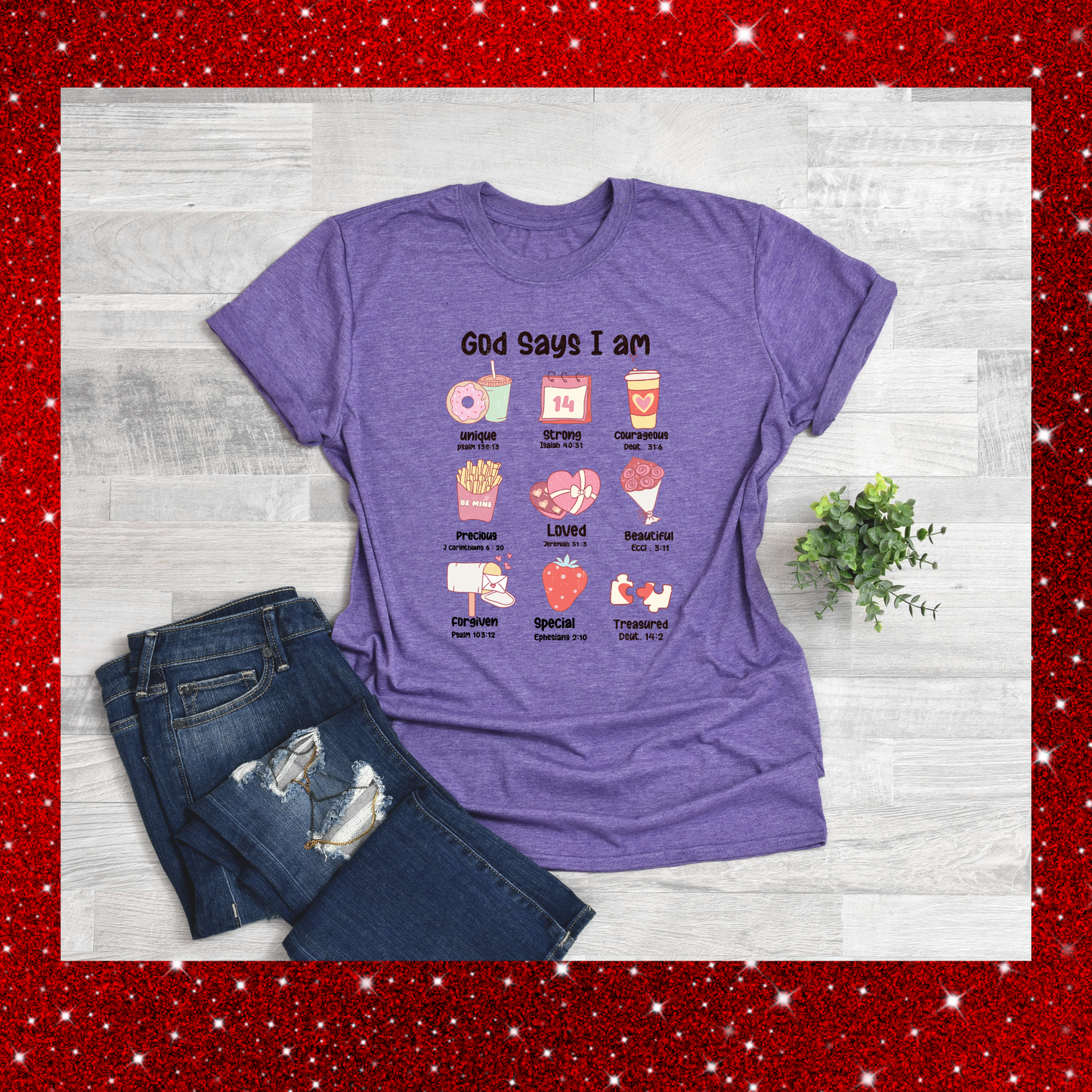 GOD SAYS I AM GRAPHIC T SHIRT