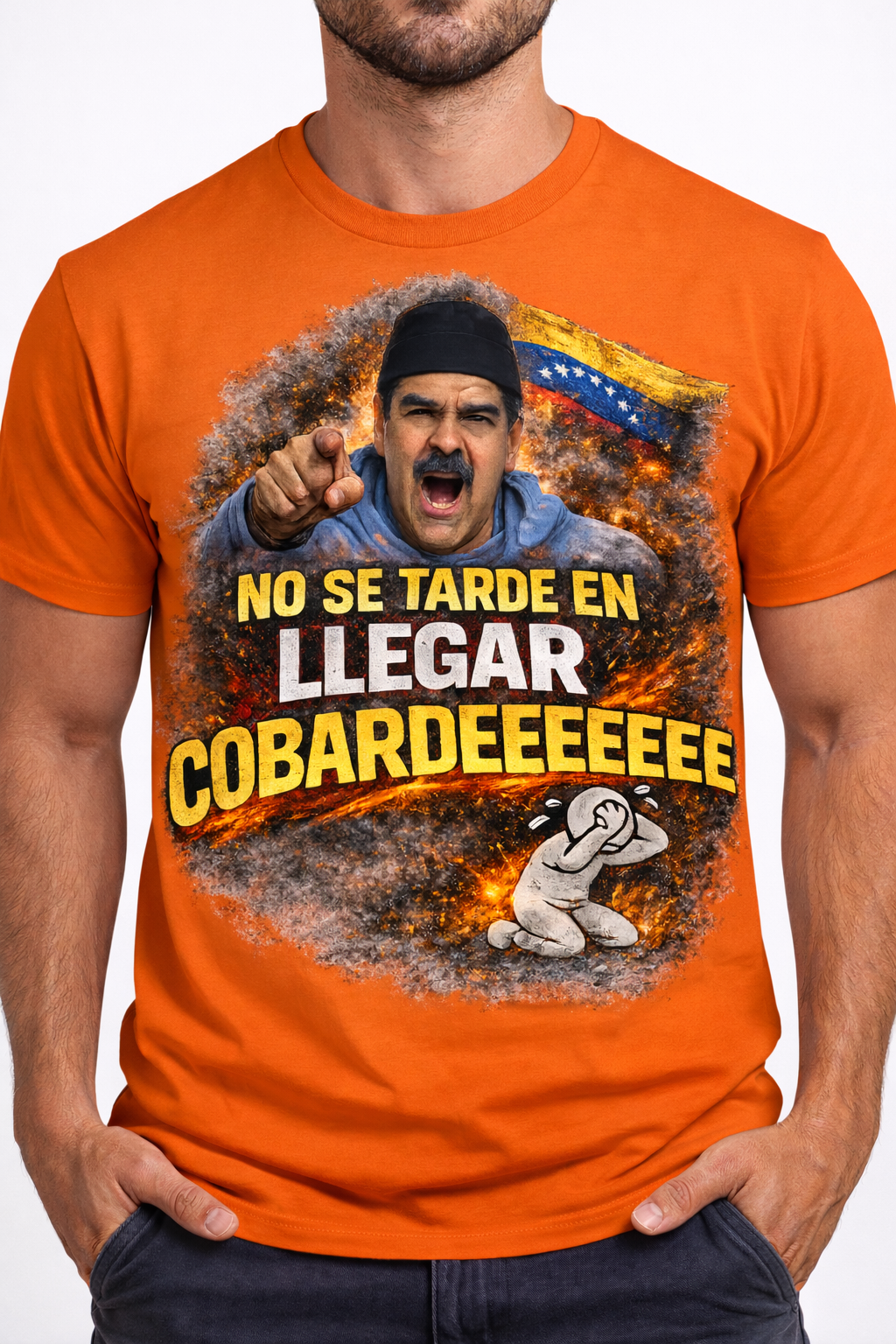 UNISEX VENEZUELA NO SE TARDEN EN LLEGAR COBAR.. T SHIRT