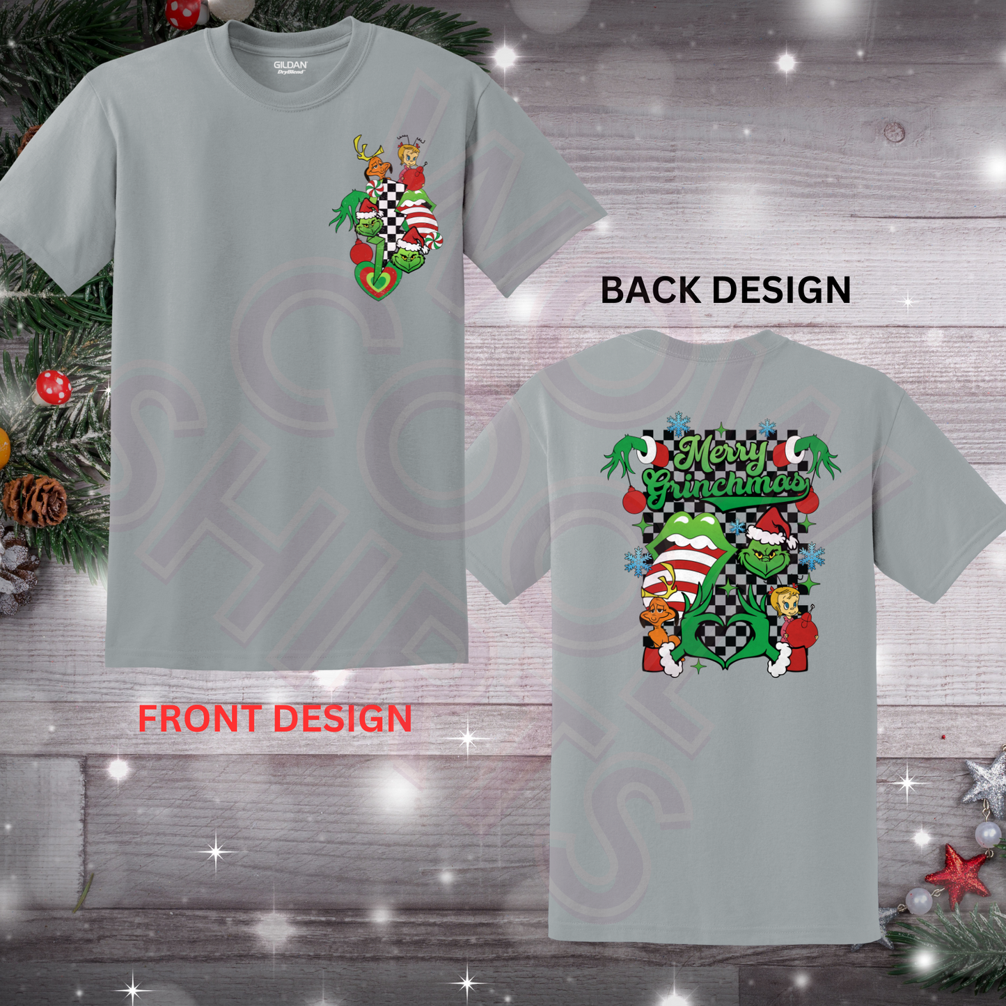 MERRY GRINCHMAS GRAPHIC T SHIRT