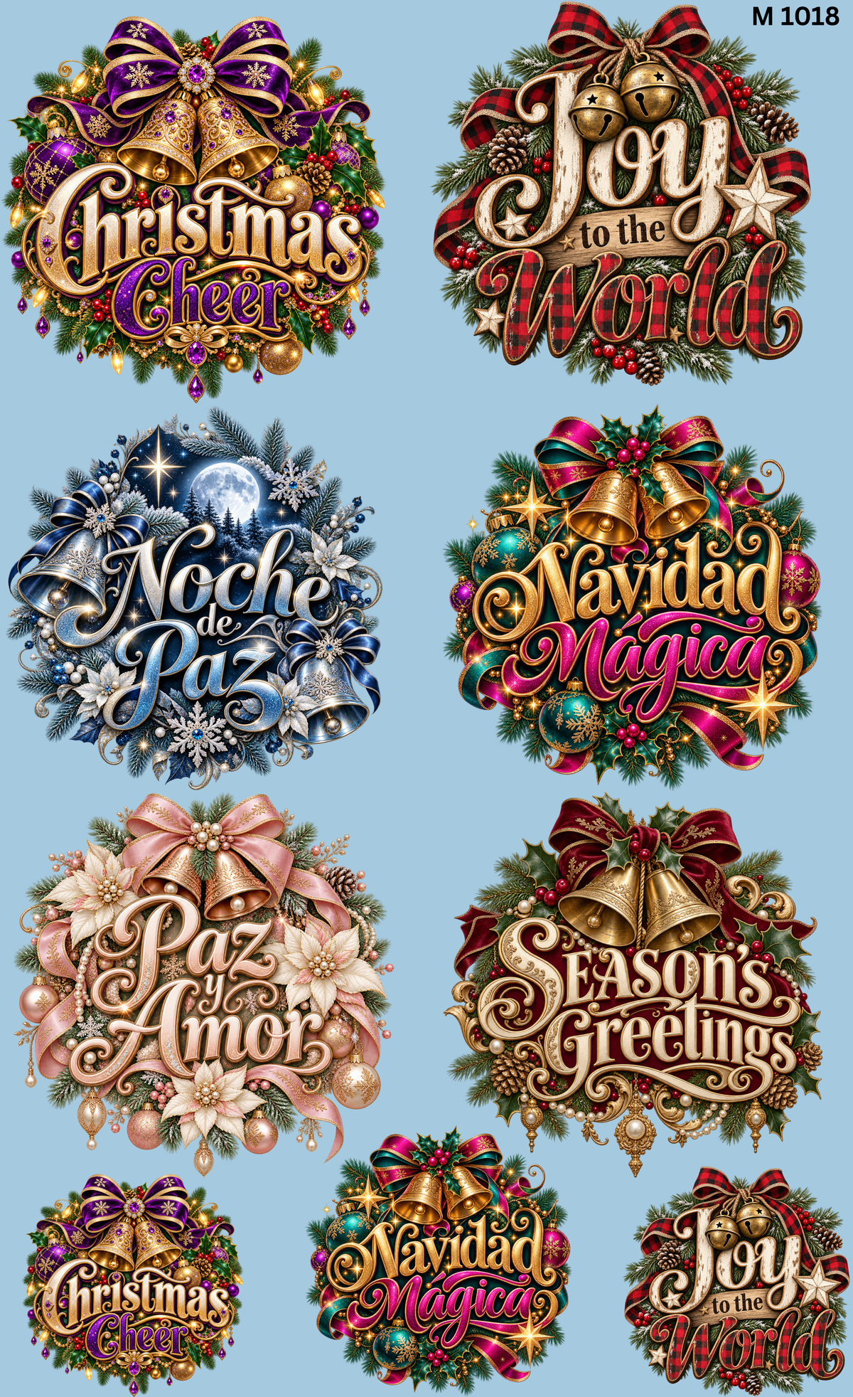 Gang Sheet Navidad Divertida