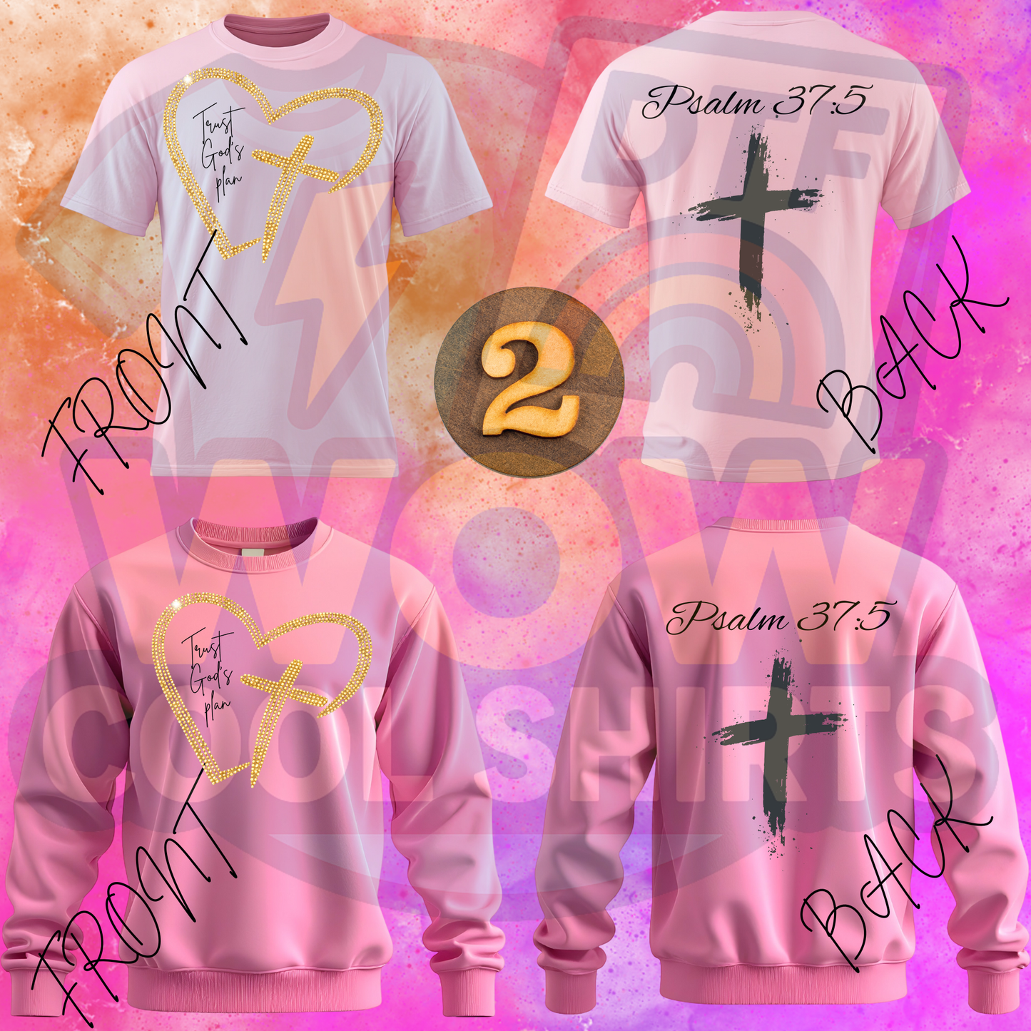 TRUST GOD’S PLAN SHIRT AND SWEATSHIRT