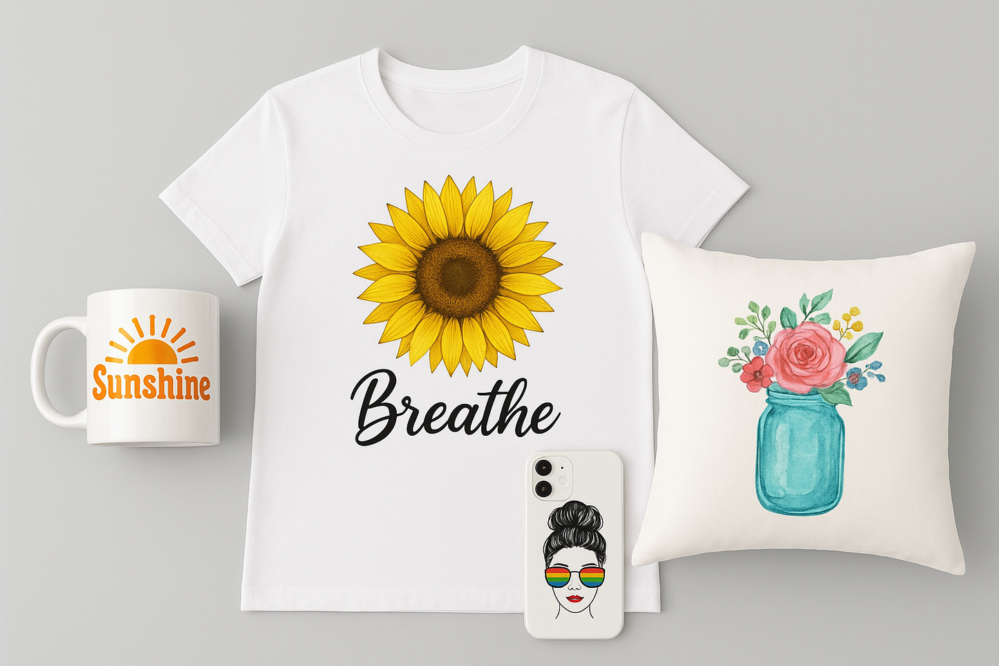 (SAME DAY PRINTING) SUBLIMATION TRANSFERS GANG SHEET