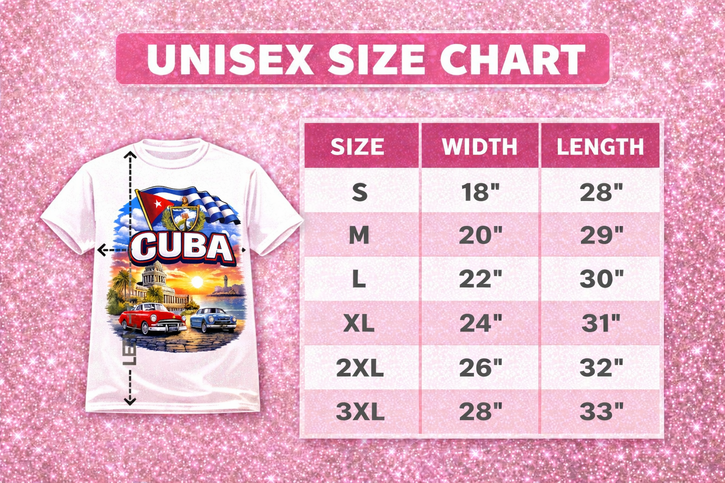 CUBA Graphic Unisex T-Shirt – Cuban Pride Streetwear Tee