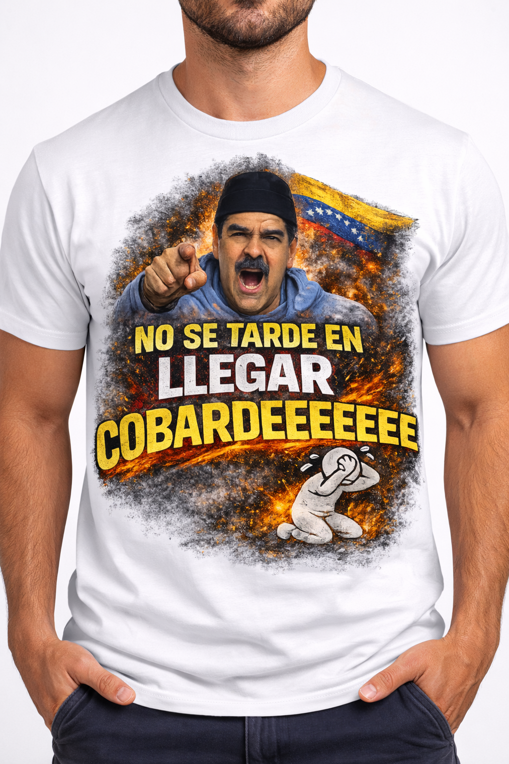 UNISEX VENEZUELA NO SE TARDEN EN LLEGAR COBAR.. T SHIRT
