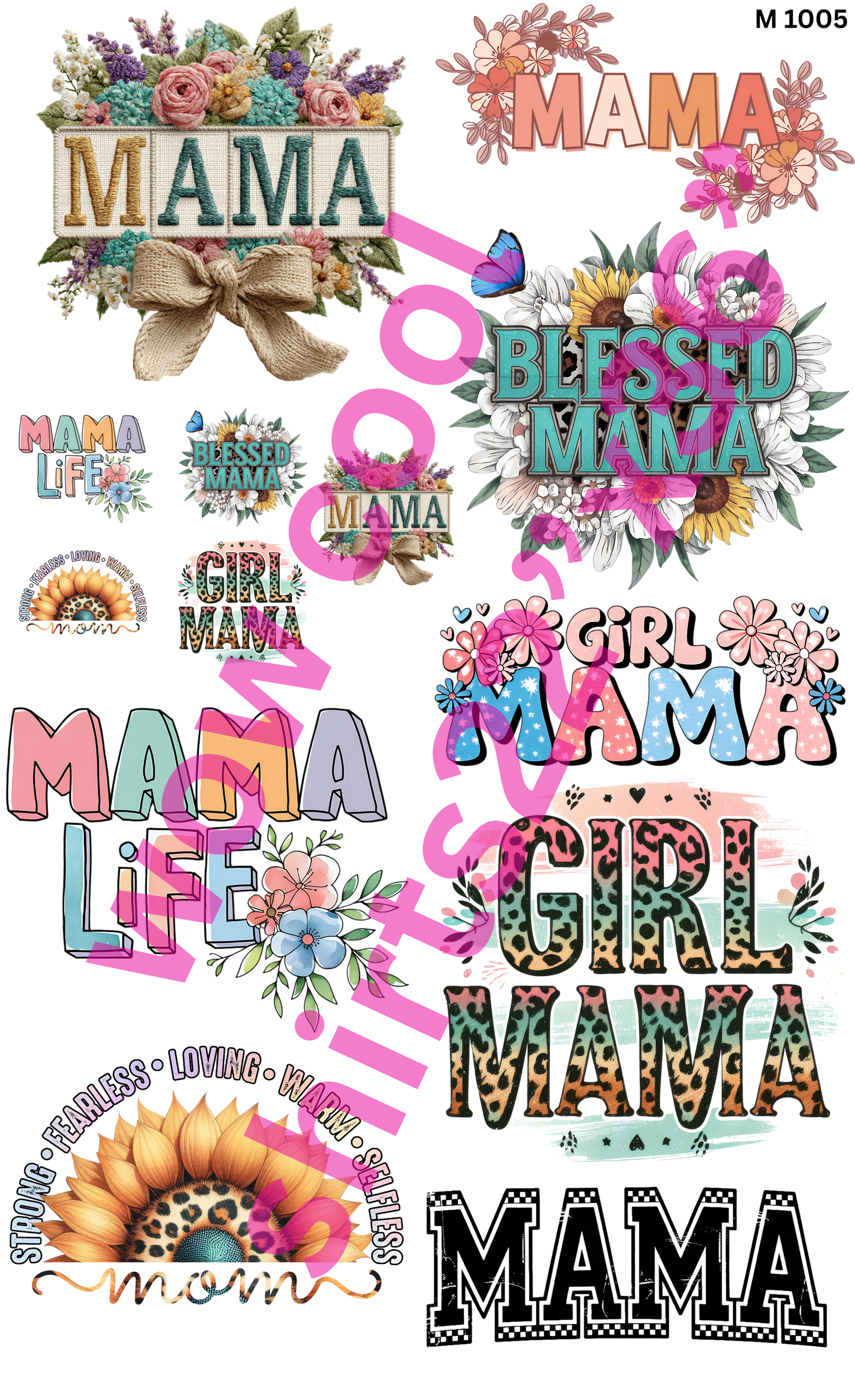 "Happy Mother's Day gang sheet